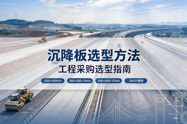 路桥沉降板选择方法