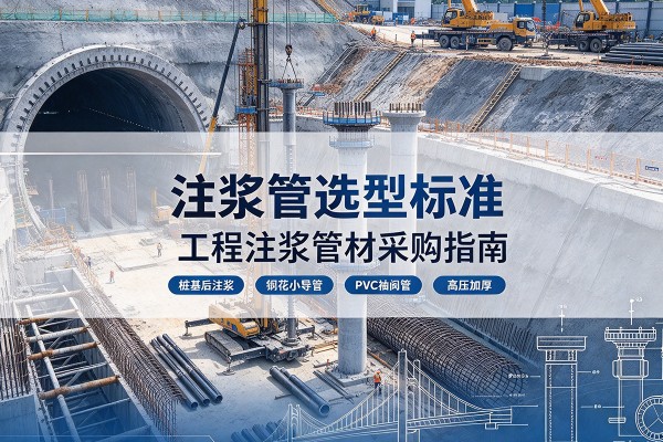 路桥注浆管选型标准