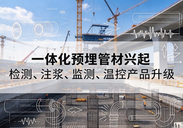 路桥一体化管材产品兴起，声测注浆一体管、多功能预埋管应用增多