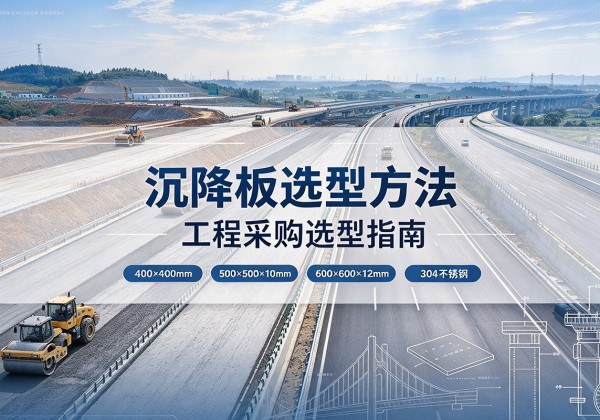 路桥沉降板选择方法